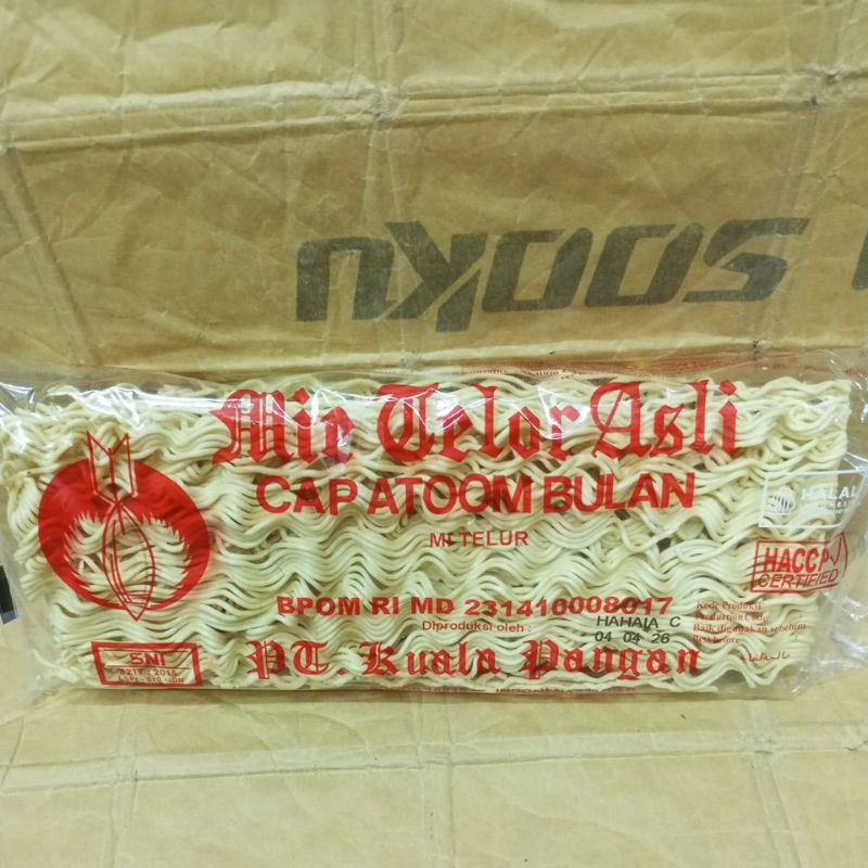 

Mie Atom/Mie telor cap atom bulan