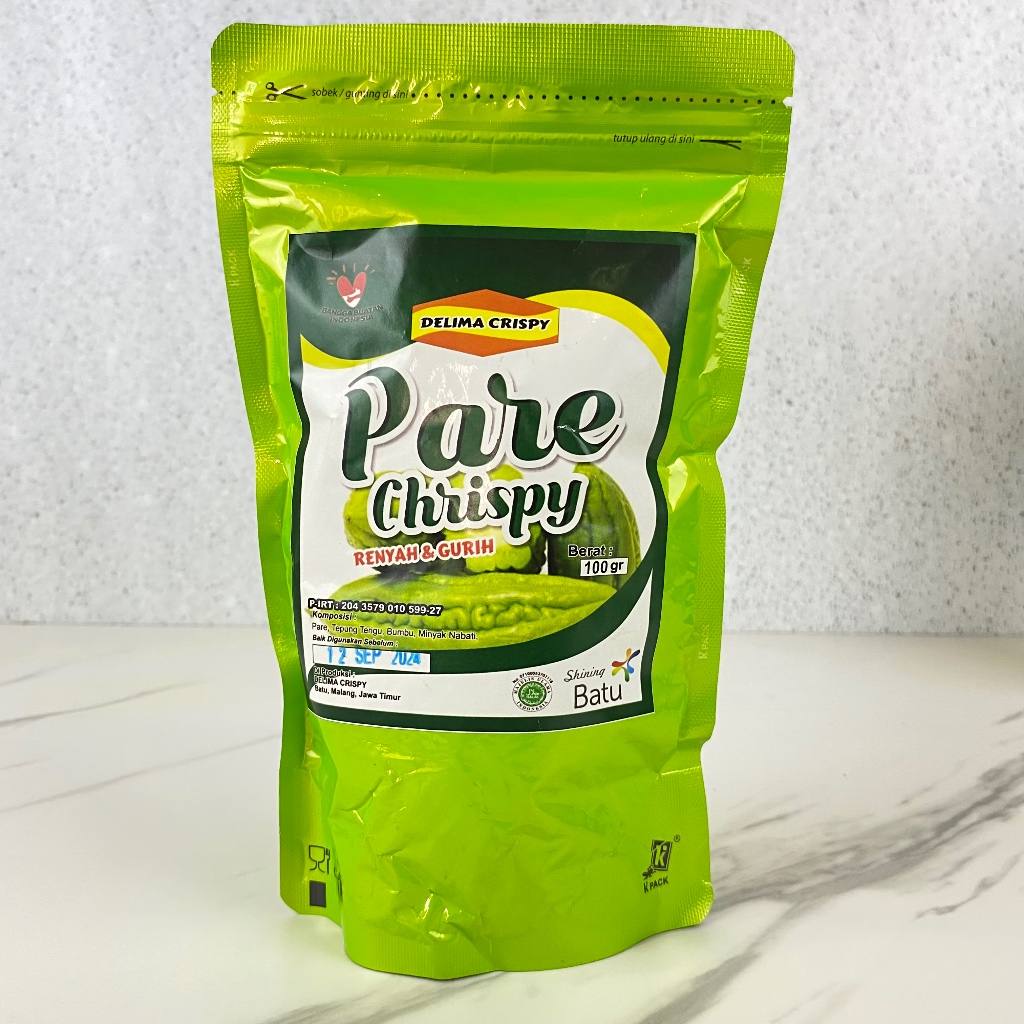 

Original Pare Crispy | Keripik Pare Enak Tanpa Pahit - Delima Crispy