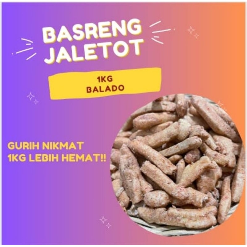 

Basreng Balado 1Kg / Basreng Jaletot Viral Murah