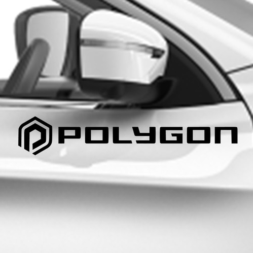 Stiker Aksesoris Sepeda logo Polygon Mobil Sticker Dinding Decal Vinyl