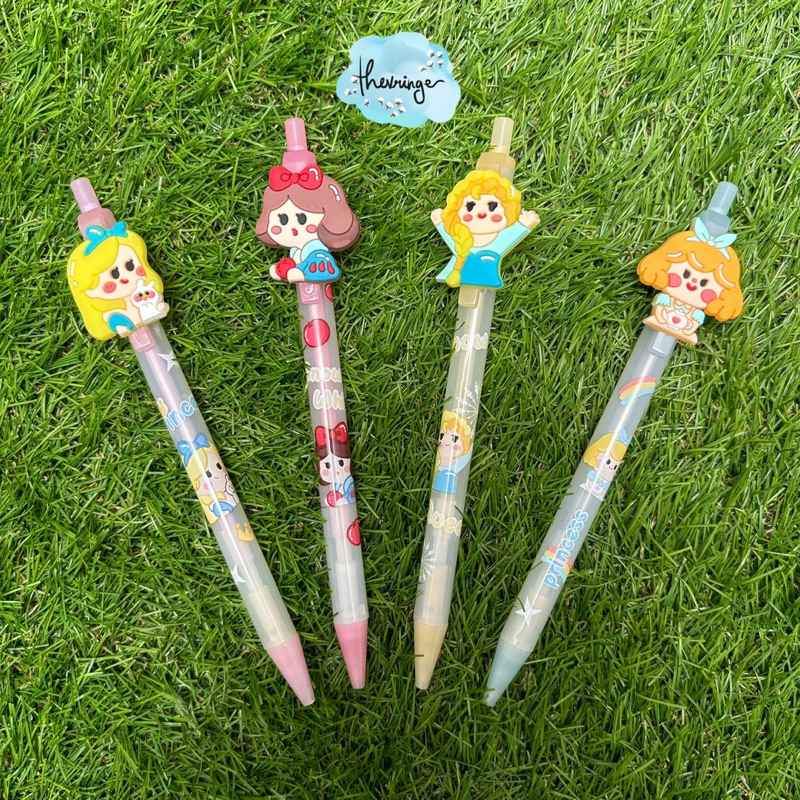 

Pensil Mekanik Princess Mechanical Pencil Princess Elsa Snow White Alice Cinderella