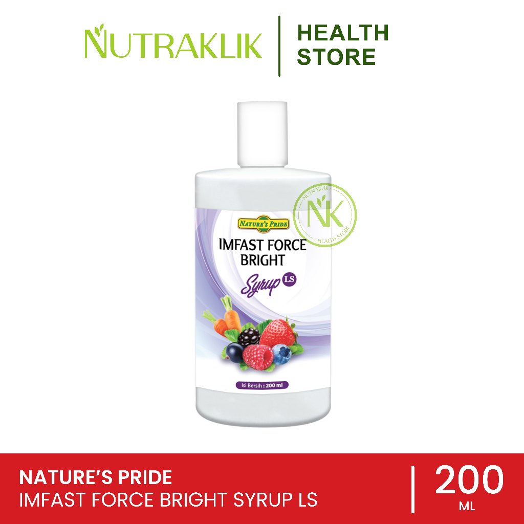 NATURE'S PRIDE - IMFAST FORCE BRIGHT SYRUP - ISI 200ML || SUPLEMEN KESEHATAN SYRUP