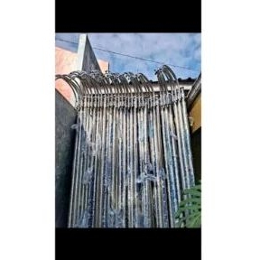 Ciasaatcisarua Tiang Lampu Jalan Stenlis Full Set (Tiang Cup Fitting)