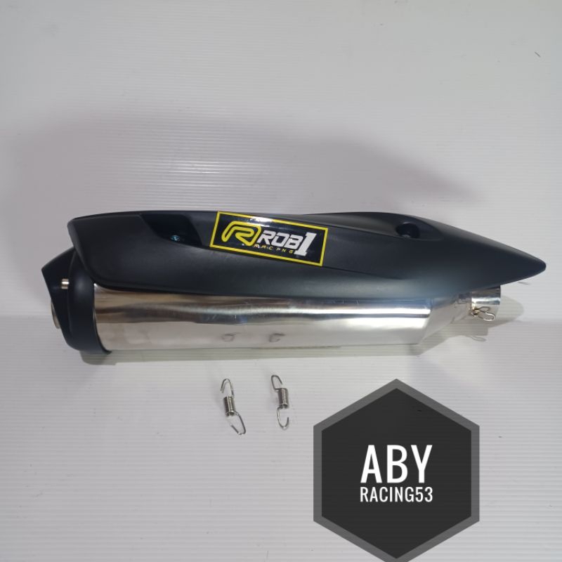 Knalpot Standart Racing Rob 1 Vixion old New - R15 V3 New - Byson - Cbr 150 - CB 150 - Verza