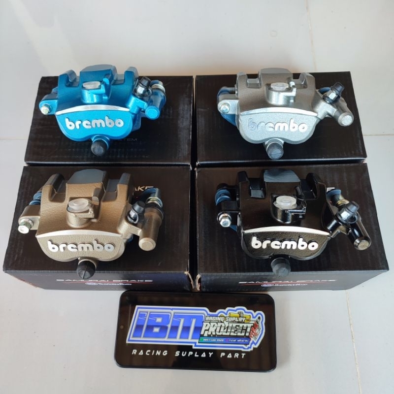 KALIPER BREMBO SAMURAI 2 PISTON KANAN JUPITER VEGA RX KING,KALIPER KANAN 2PISTON