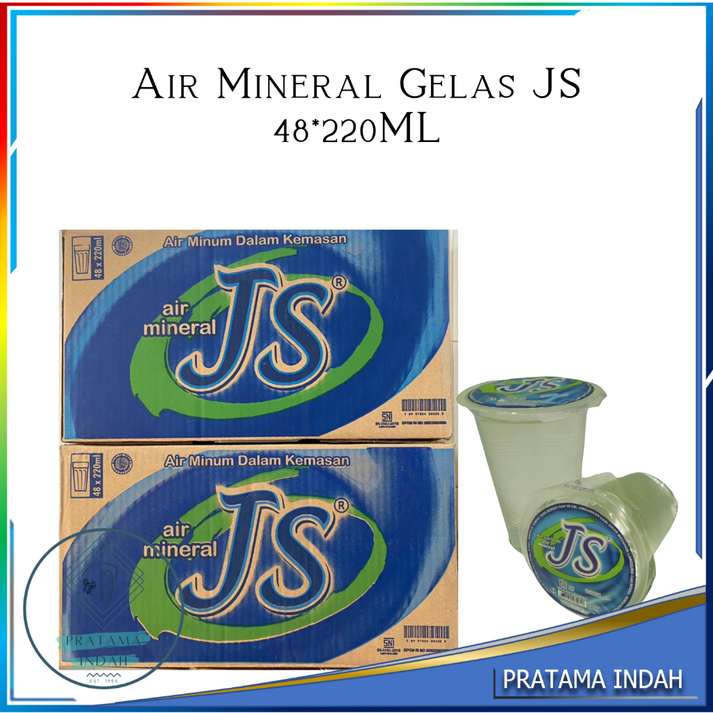 

AIR GELAS MERK JS 220ML HARGA 1 KARDUS ISI 48 PCS (AIR ENAK & TERMURAH!!!)