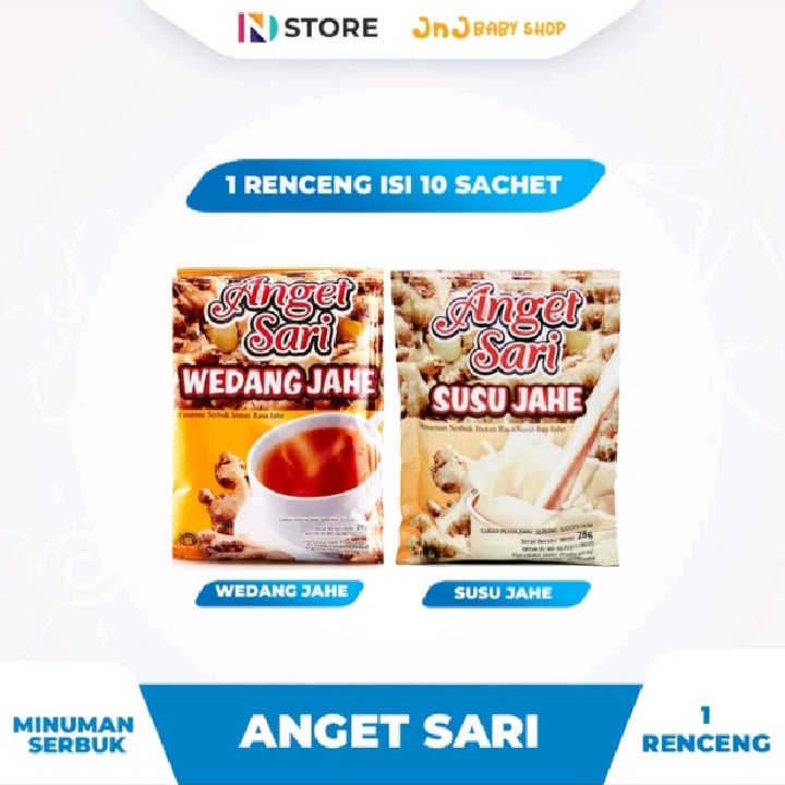 

ANGET SARI SUSU JAHE 1 RENCENG ISI 10 SACHET