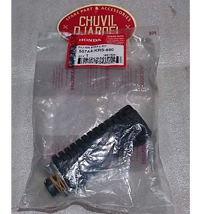 Step Belakang Bagian Kiri Supra X 125 Revo Supra fit new Karisma Ori AhM PILLION STEP L KIT