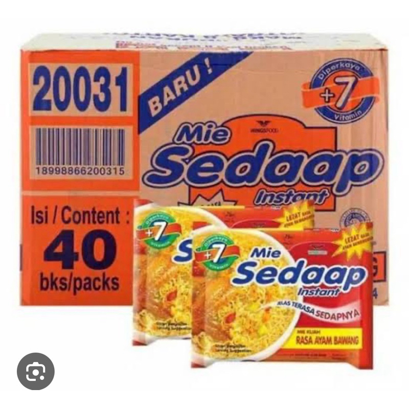 

Mie sedaap ayam bawang 70gram