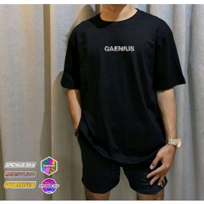 Gaenius loreng flash sale new article Gaenius original produk kaos pria kaos Distro pakaian pria