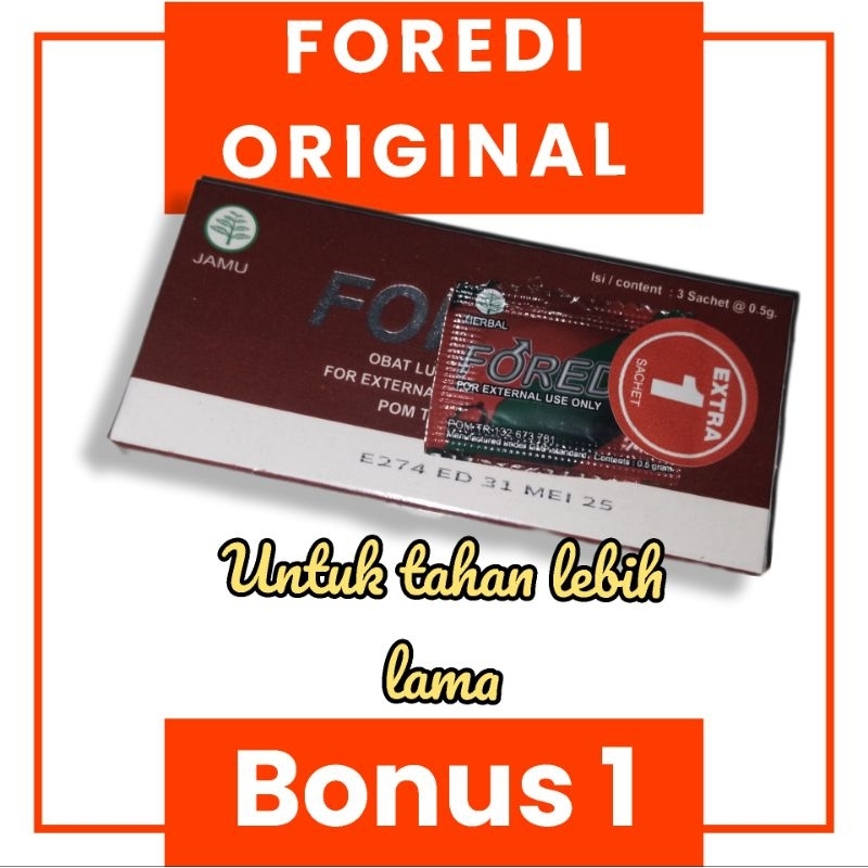 Foredi-gel asli original foredy-gel