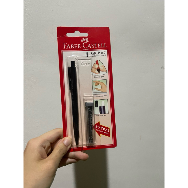 

pensil mekanik faber castell free refill