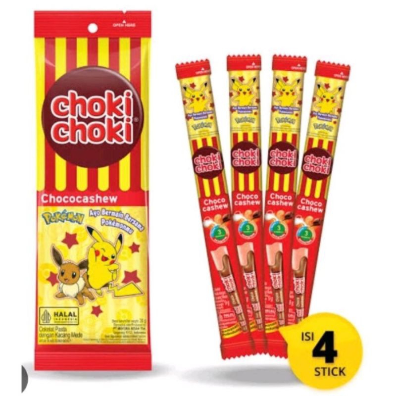 

choki choki Cokelat Pasta Chococashew 4 x 8 g