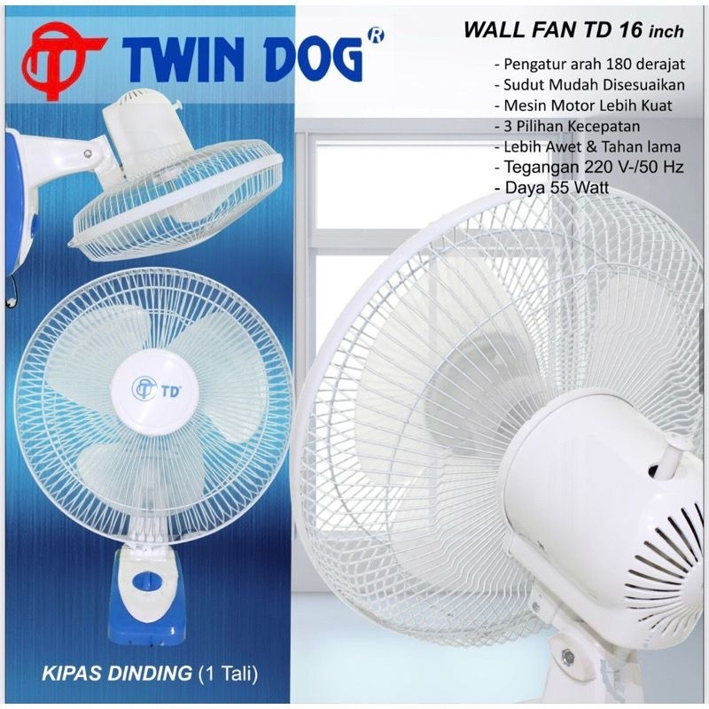 Kipas Angin Dinding 16" TD / Wall fan Kavolux 16" / Wall Fan 16 inch Yamakama