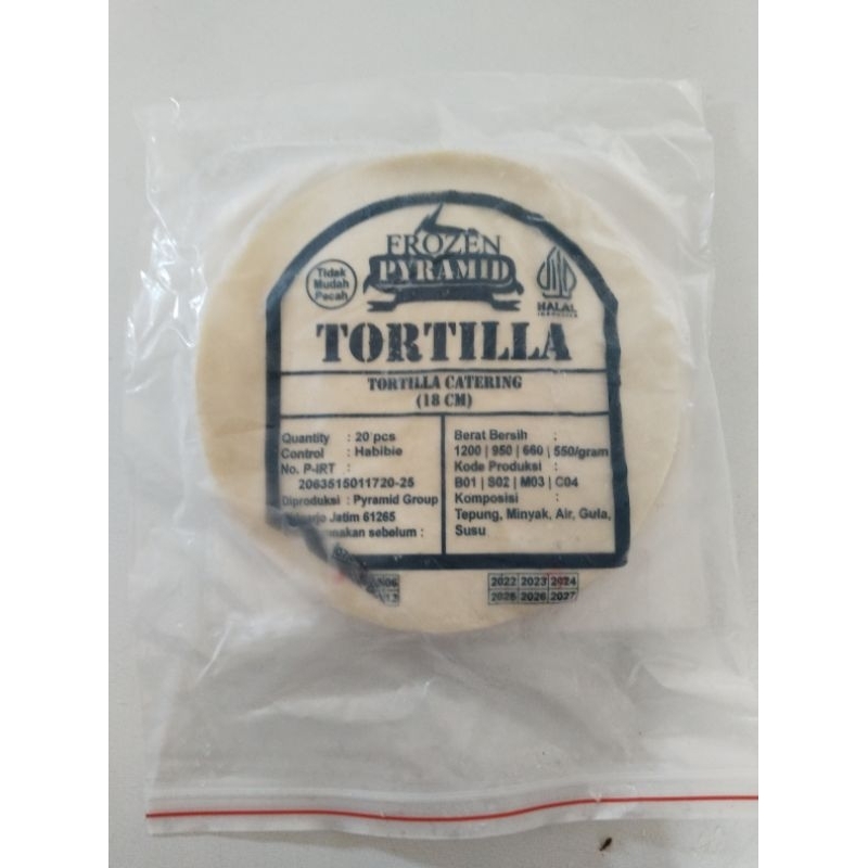 

Frozen Kulit Tortilla 18cm