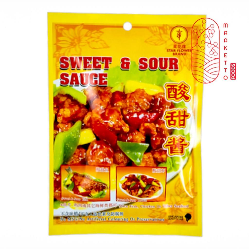 

Sweet Sour Sauce Star Flower / Saus Asam Manis Star Flower Brand 100gr