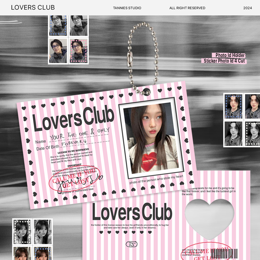 

Lovers Club Selca Photo ID | tannies studio