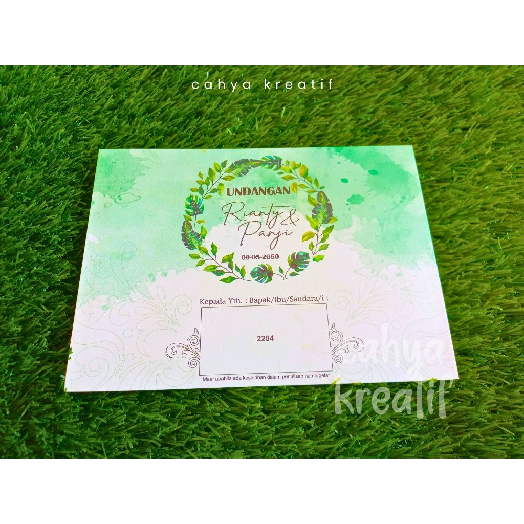 Undangan Nikah Pernikahan Khitan ERBA 2204