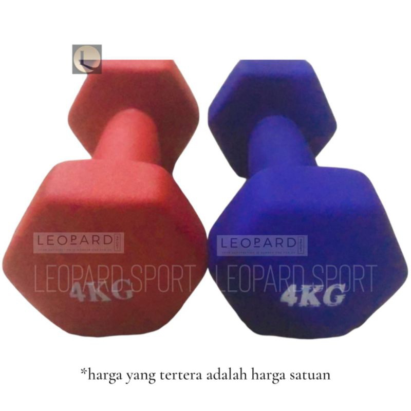 Dumbell 4 Kg Barbel Alat Fitness / 4kg Dumbell
