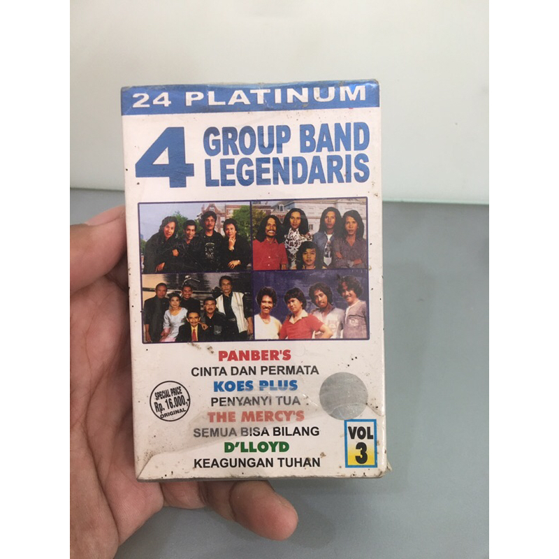 Kaset Pita 4 Group Band Legendaris Koes Plus