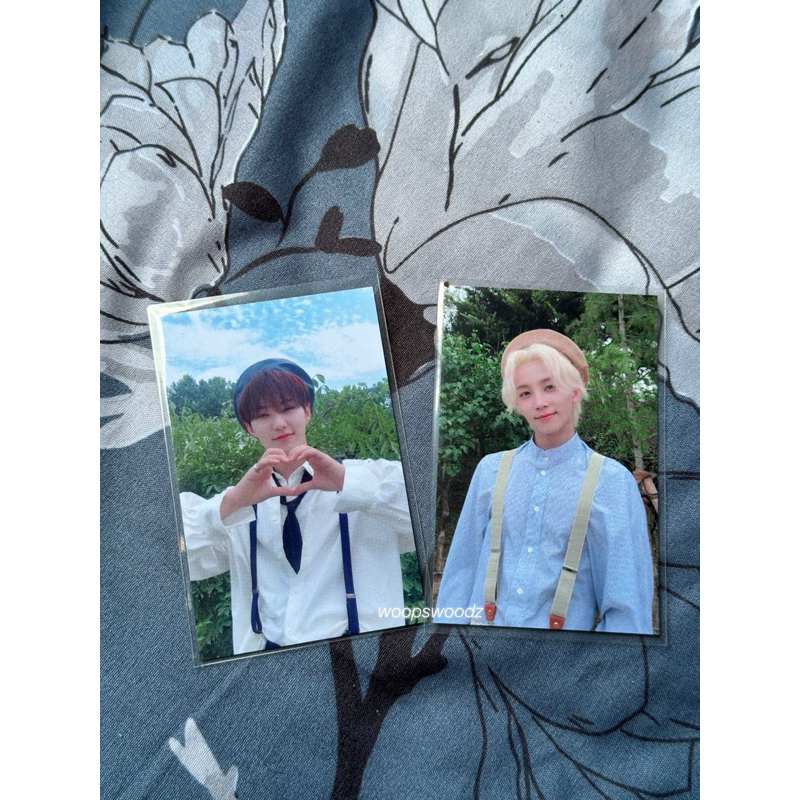 photocard pc gongbang gb hoshi jeonghan beret an ode seventeen