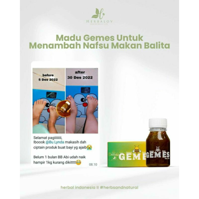 

Madu Gemes / Madu Anak / Madu Gemuk Sehat / Madu Nafsu MakanAnak / Madu Asli