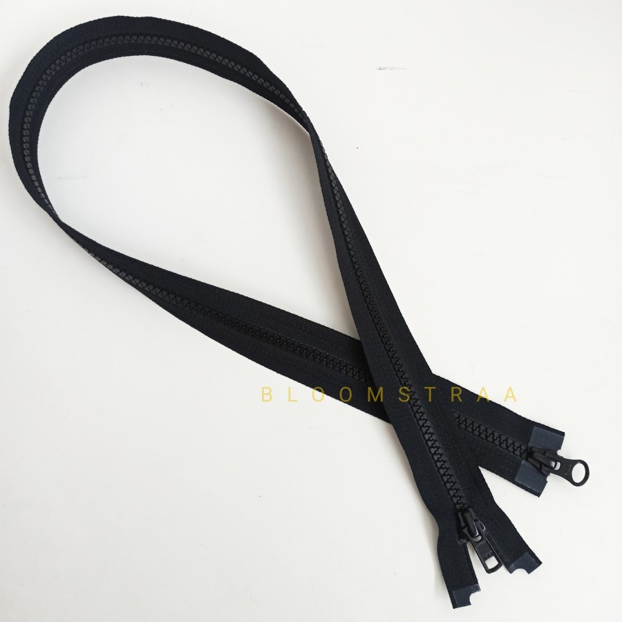 Resleting Jaket YKK 2 Kepala 75cm Sleting 30” Zipper Vislon Double Head 5VS 75 cm 30inch