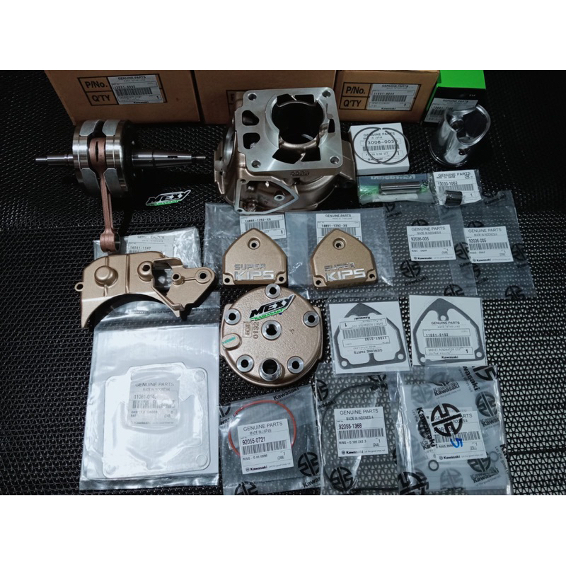 BLOK SET PDK BW BLOK 1855 BW PAKETAN MESIN PDK BW ORIGINAL KAWASAKI NINJA R NINJA SS NINJA RR OLD RR