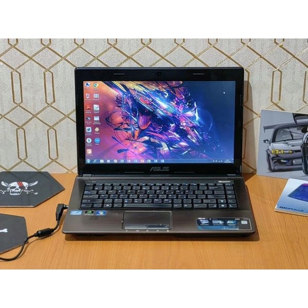 Laptop ASUS K43SV Core i7-2630QM RAM 8GB SSD 128GB 14" HD