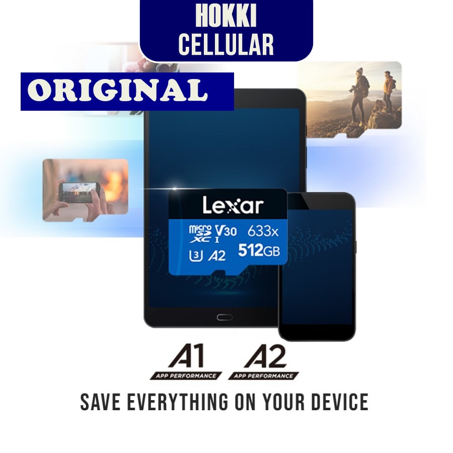 Micro SD Lexar High Performance 633x MicroSDXC UHS-I A1 128GB - 128 GB