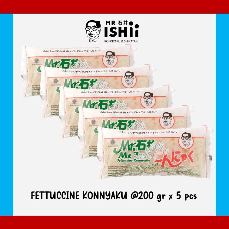 

MR.ISHII - Fettuccine Konnyaku / Kwetiau Shirataki 200 gr (isi 5)