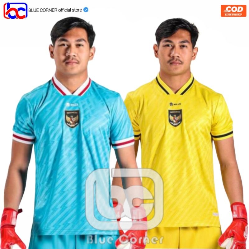 PREMIUM BAJU JERSEY BOLA TIMNAS INDONESIA TERBARU GK GOALKEEPER GRADE ORIGINAL