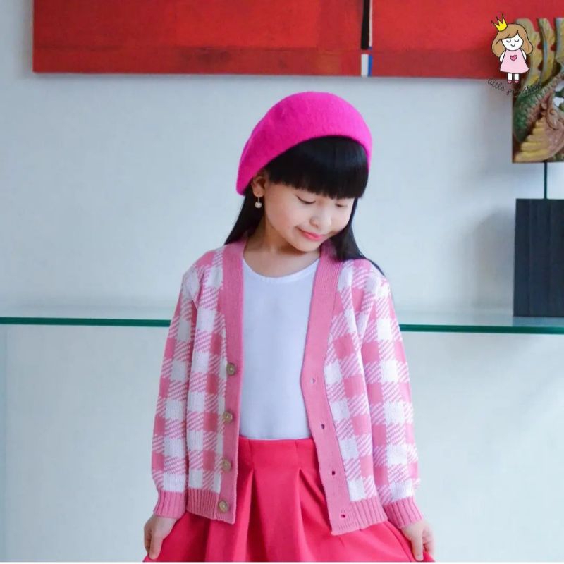 Cardi pretty rajut cardigan rajut cardigan cewek cardigan anak