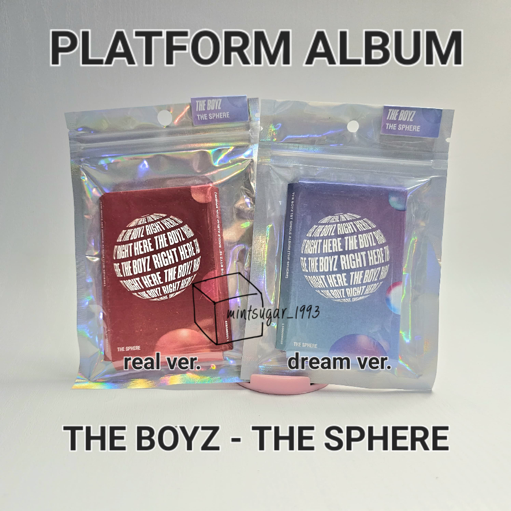 [ READY STOCK SEALED NEW OFFICIAL ] THE BOYZ - 1st Single Album [ THE SPHERE ] ( Platform Ver. ) ( R