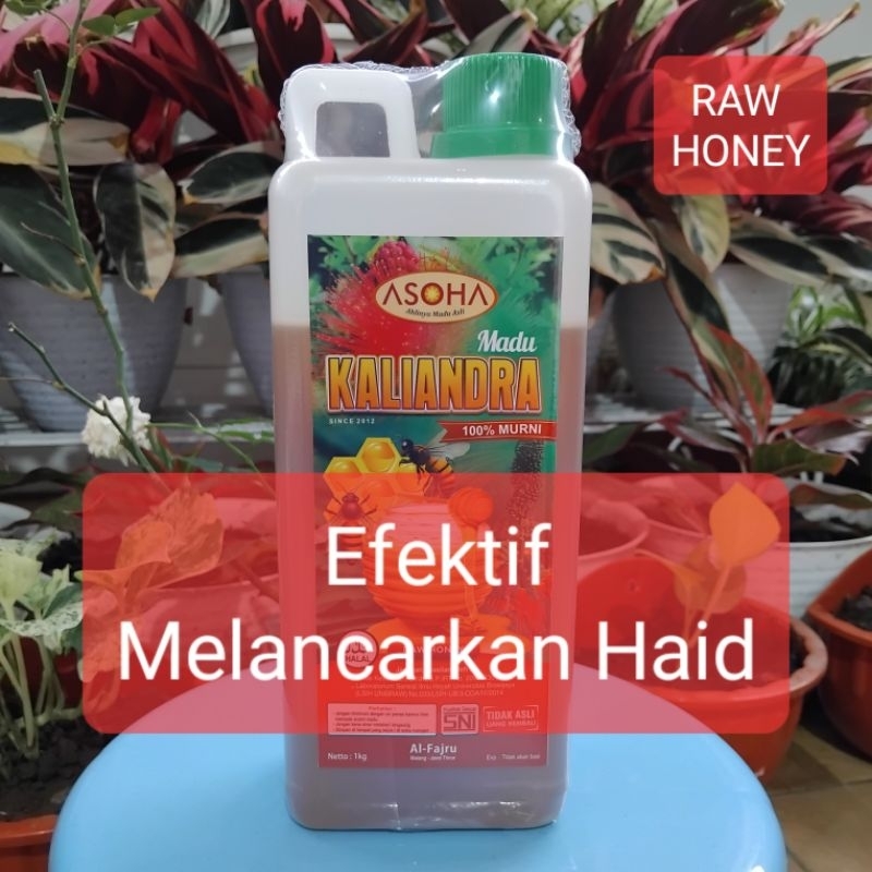 

ASOHA Madu Kaliandra 1kg | NO TIPU-TIPU | Madu Asli | Madu Murni | Raw Honey | Obati Asam Lambung