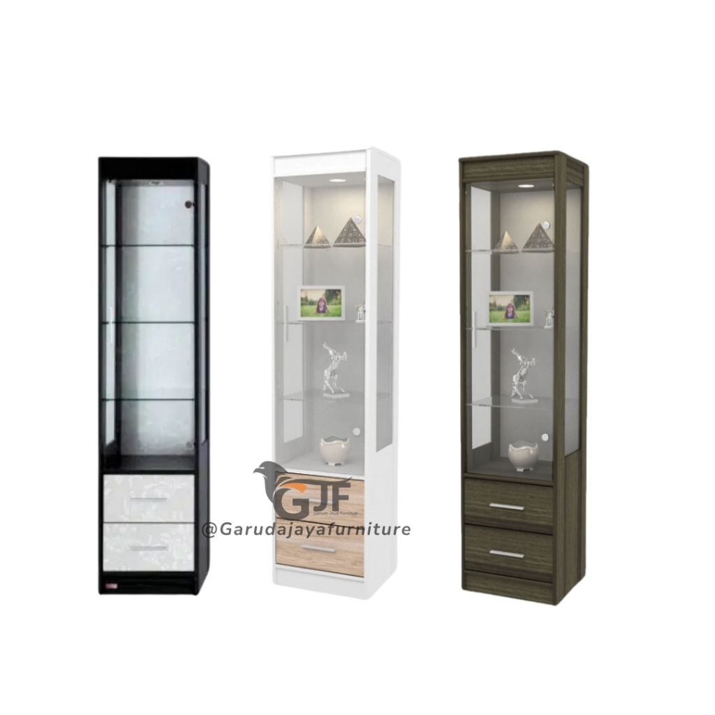 LEMARI HIAS/LEMARI PAJANGAN/LEMARI PAJANG KACA/LEMARI HIAS 1 PINTU/LEMARI HIAS 2 PINTU/LEMARI HIAS A