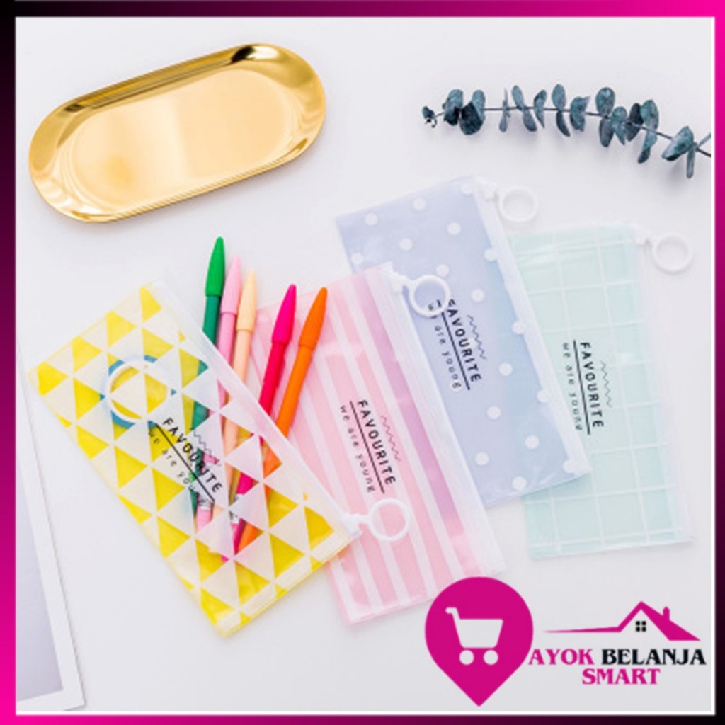 

ABS Tempat Pensil Pulpen Transparan Ziplock Karakter Serbaguna Pouch Zip Lock Penyimpanan Kosmetik Pouch Zipper Pencil Case Tempat Penyimpanan Alat Tulis Murah