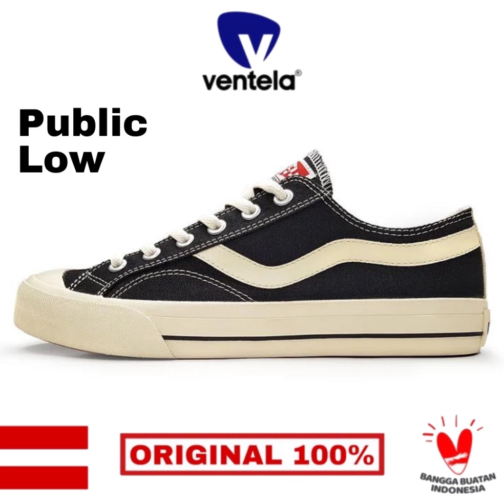 ART P88D Ventela Public Low Black Natural ORIGINAL
