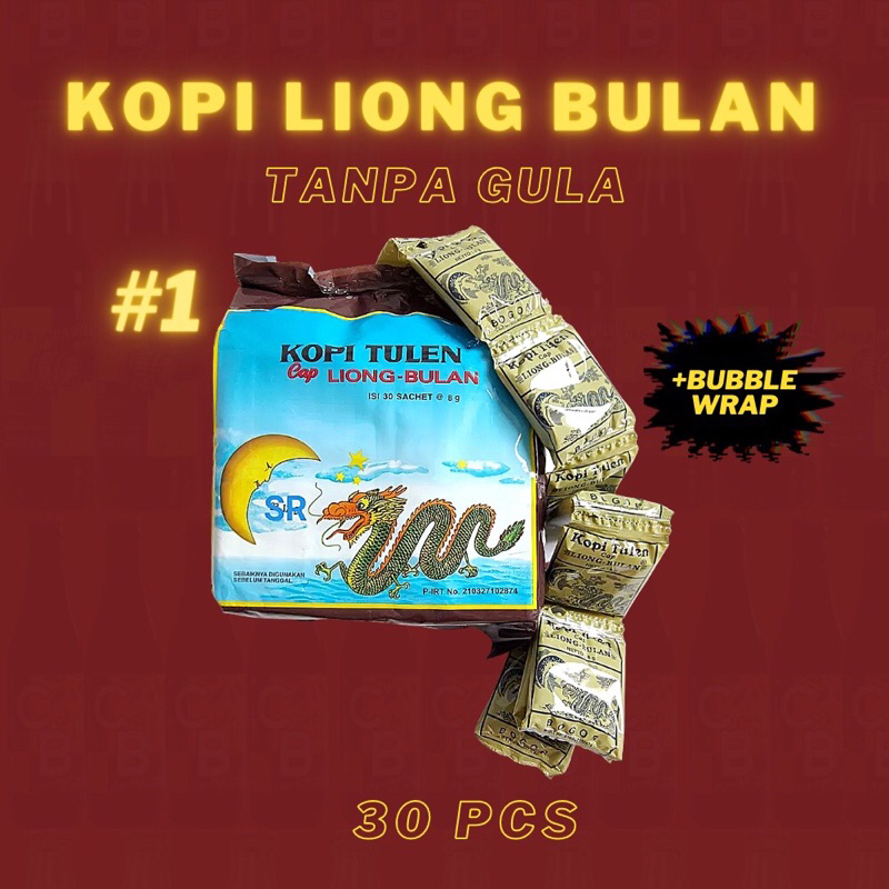 

kopi liong tanpa gula 30pcs 1pak