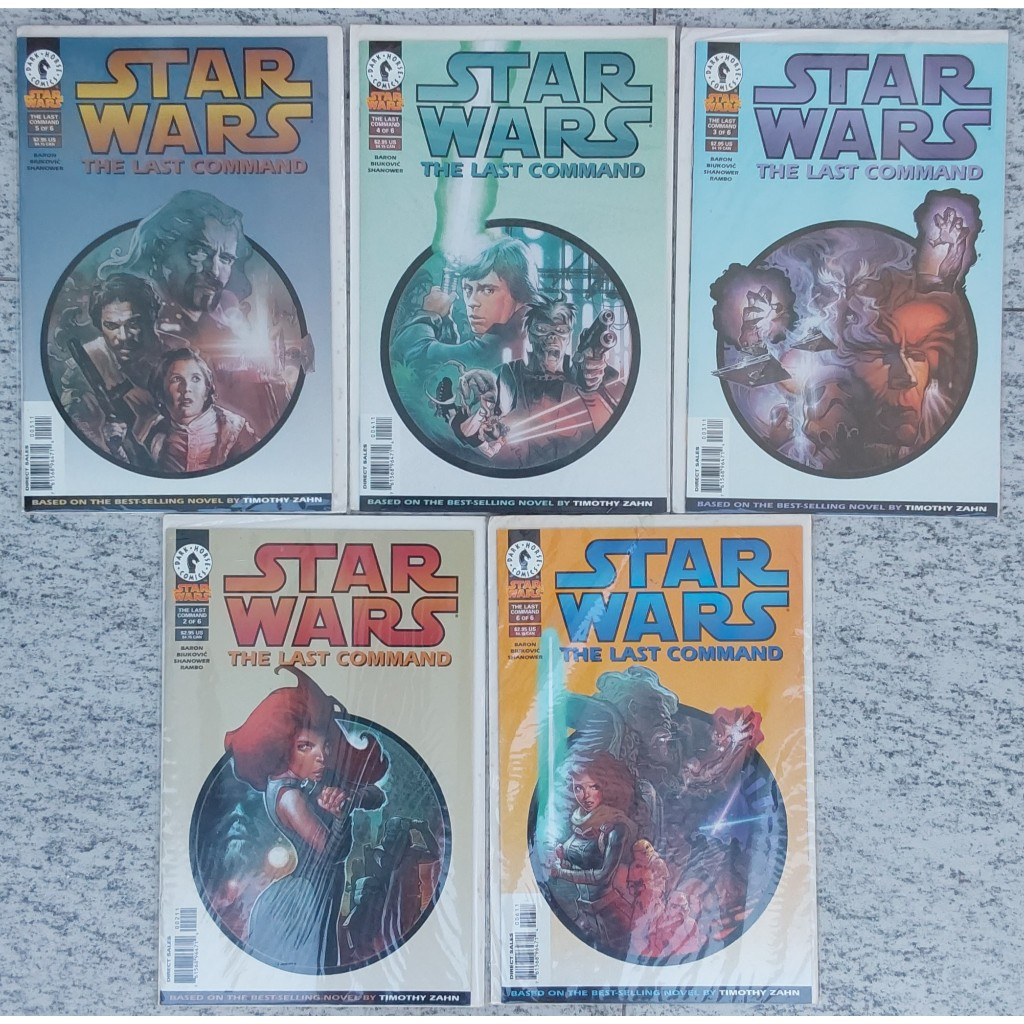 VERY RARE Star Wars Comic - The Last Command #2, #3, #4, #5, #6, first printing, 1997, MINT/NEAR MIN