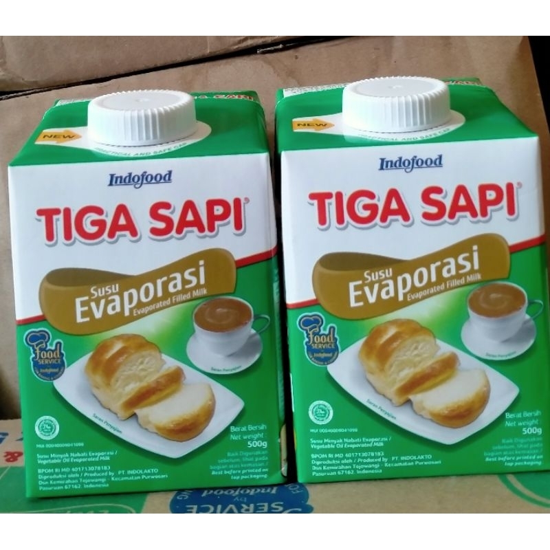 

INDOFOOD TIGA SAPI SUSU EVAPORASI ( 500g )