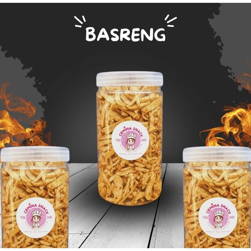 

Basreng Pedas 300-350gr Free Toples