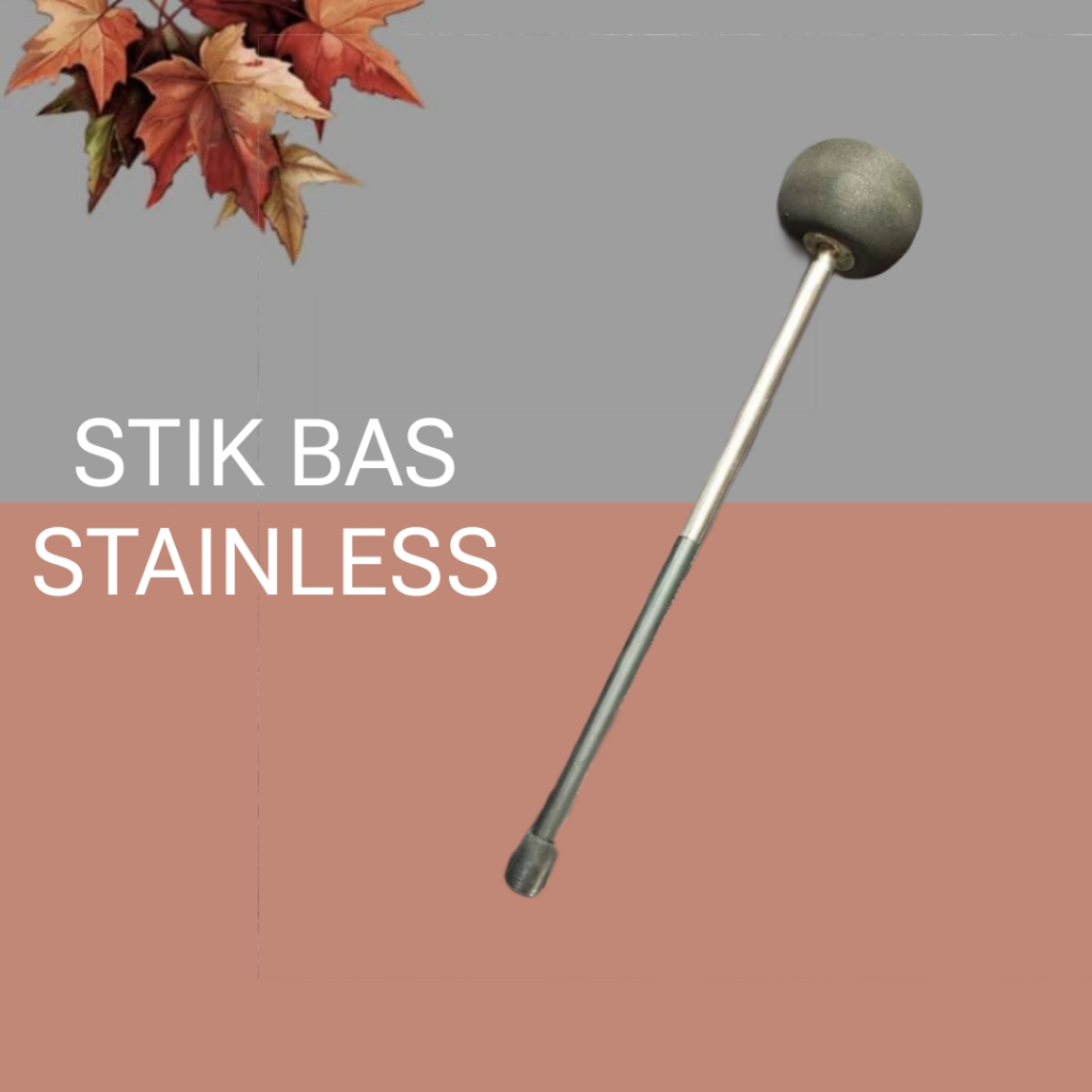 Stik Hadroh Bass Stainless Full Spon Rebana Hadroh Jaya