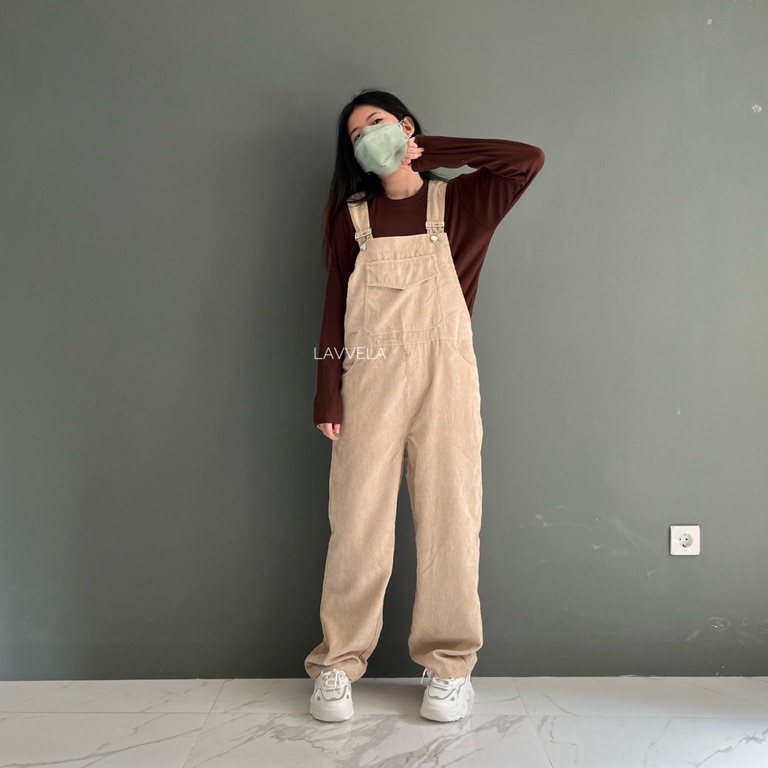 Modern LAVVELA ISABELLA CORDUROY OVERALL JUMPSUIT