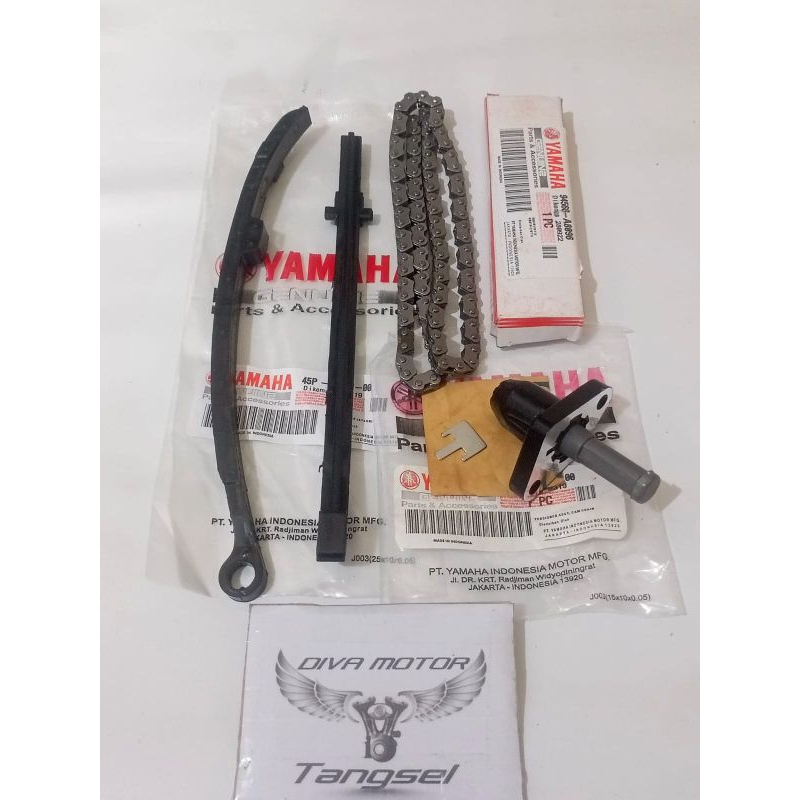 Tonjokan keteng set rantai keteng lidah tensioner byson byson fi kode part(45P)