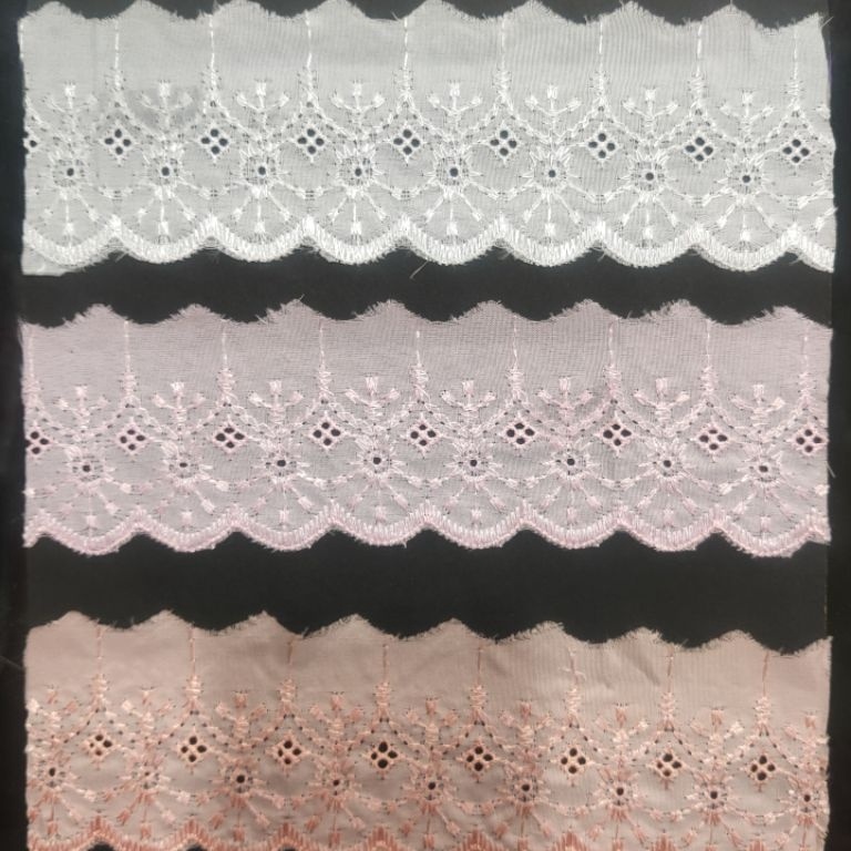 TERBAIK Renda katun jepang renda katun lebar 7cm isi 15 yard