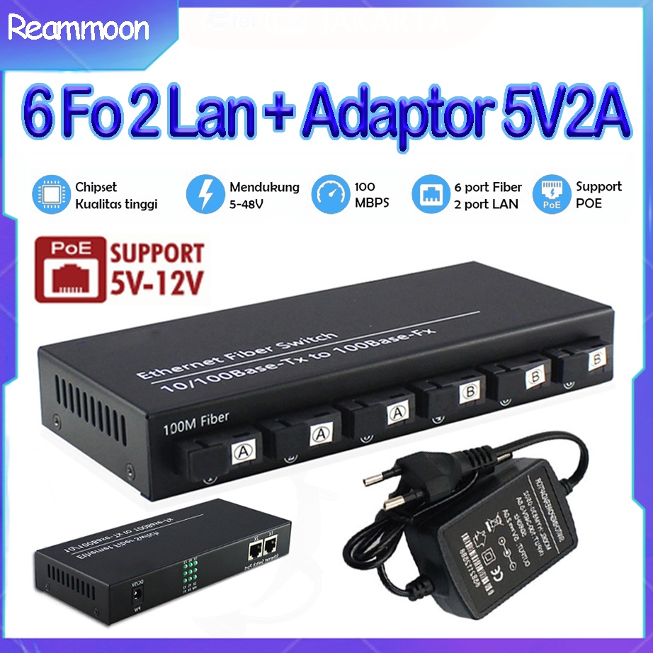 Paling Dicari POE Htb 6 Fo 2 Lan Sc Kabel Fo 2 Core Media Olt Hioso Htb 6 Fo Converter 6 FO 2 LAN 11