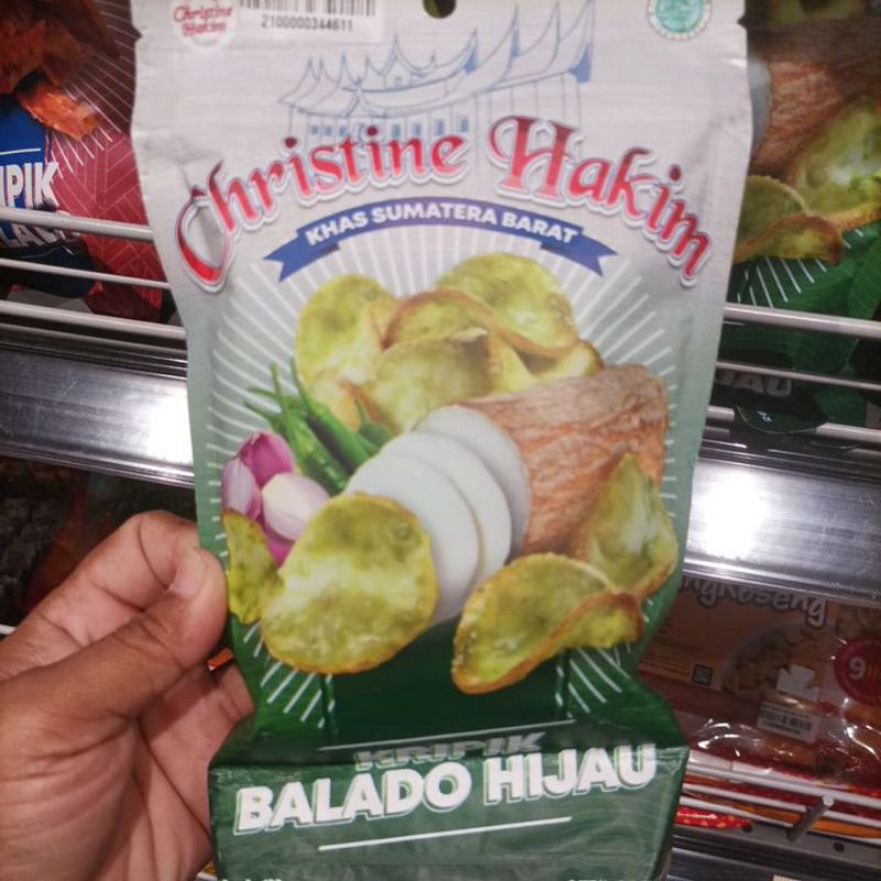 

Christine Hakim Keripik Balado Hijau 100gram