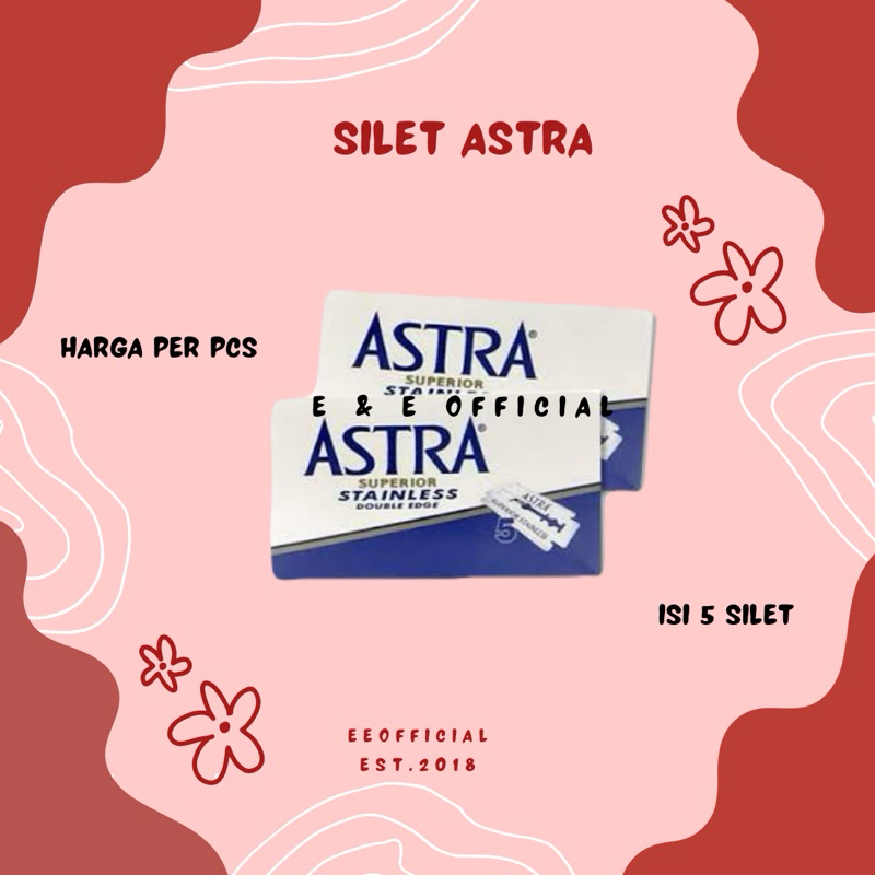 SILET ASTRA PER PCS / SILET ASTRA ORI / SILET ASTRA STAINLESS