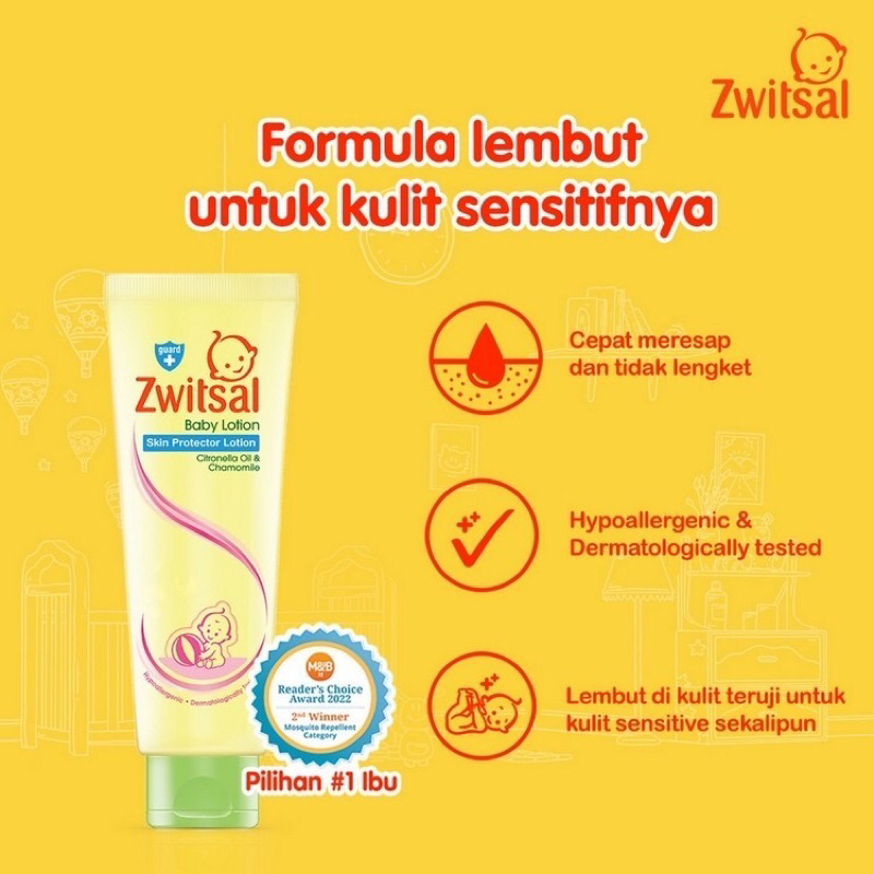 Zwitsal Baby Skin Protector Lotion / Lotion Bayi Zwitsal